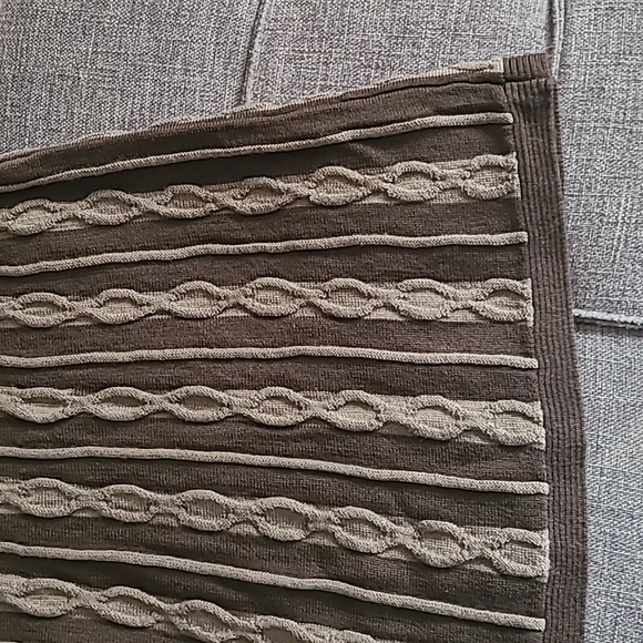 Y2K mossimo wool blend midi skirt‎ Two toned browns designs size Small - Picture 16 of 16